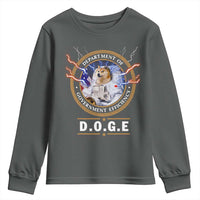 DOGE Department of Government Efficiency Youth Sweatshirt Crypto Meme