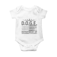 D.O.G.E. DOGE Department of Government Efficiency Baby Onesie