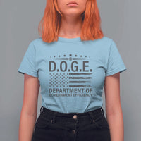 D.O.G.E. DOGE Department of Government Efficiency T Shirt For Women TS10