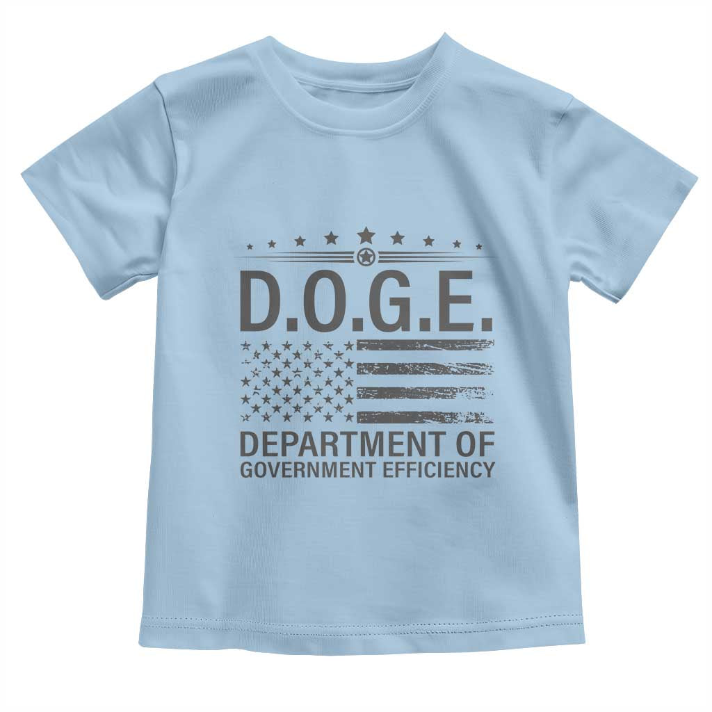 D.O.G.E. DOGE Department of Government Efficiency Toddler T Shirt