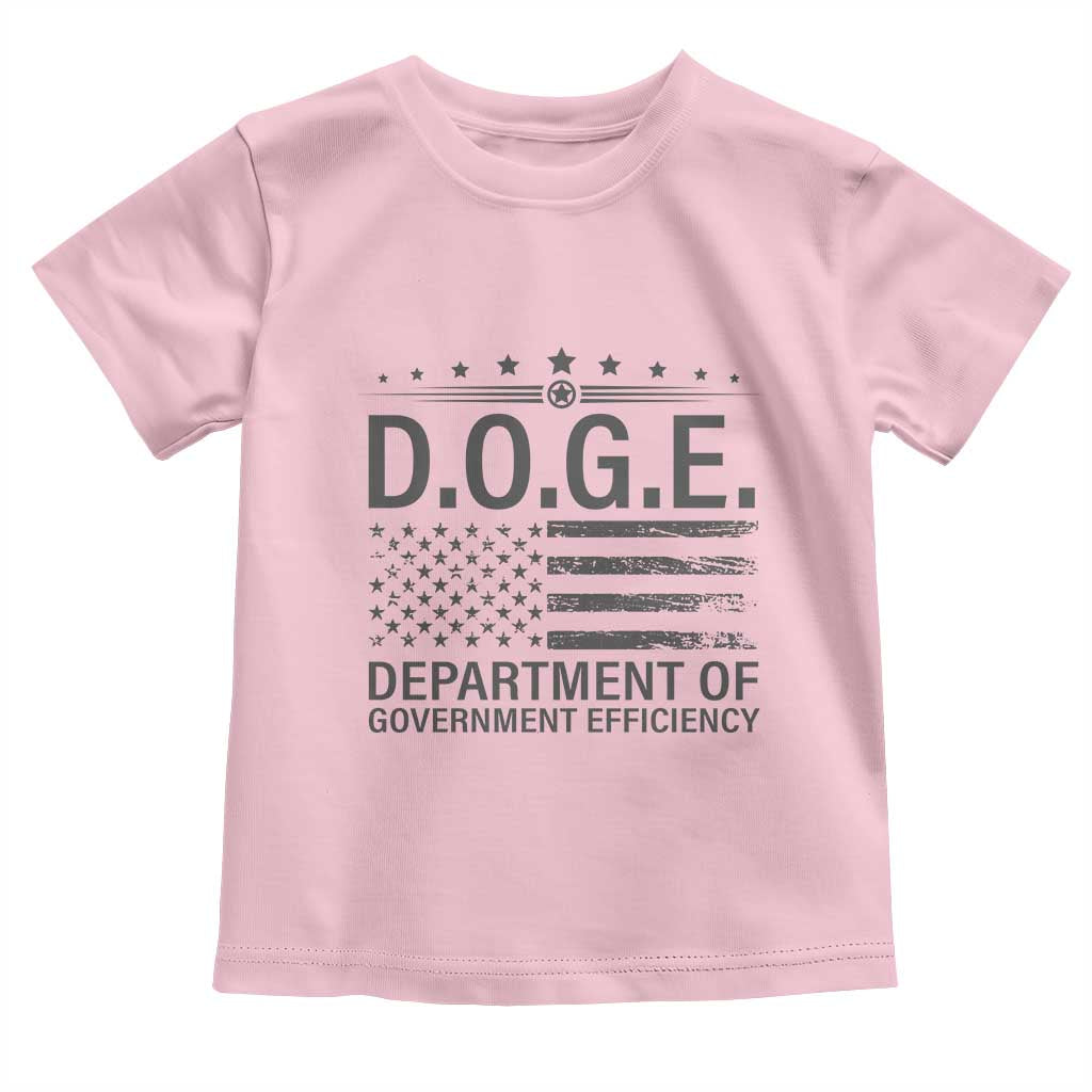 D.O.G.E. DOGE Department of Government Efficiency Toddler T Shirt