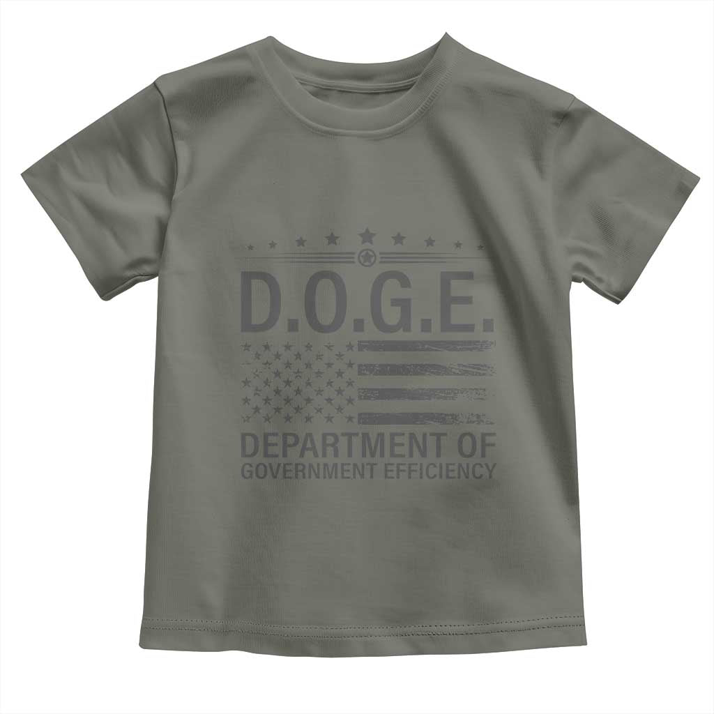 D.O.G.E. DOGE Department of Government Efficiency Toddler T Shirt