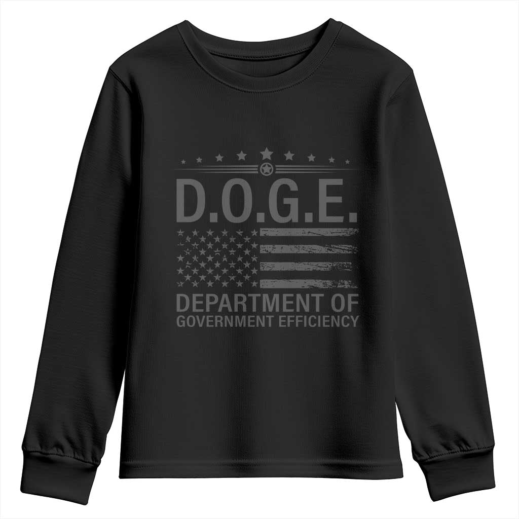 D.O.G.E. DOGE Department of Government Efficiency Youth Sweatshirt