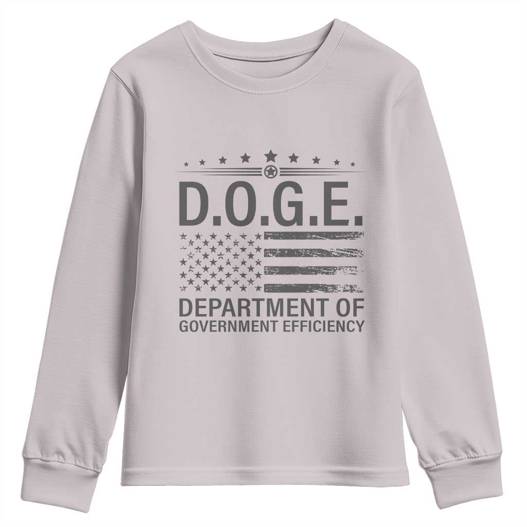 D.O.G.E. DOGE Department of Government Efficiency Youth Sweatshirt