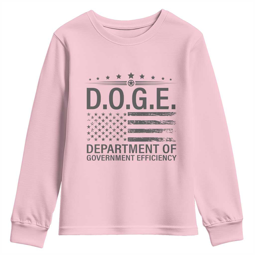 D.O.G.E. DOGE Department of Government Efficiency Youth Sweatshirt