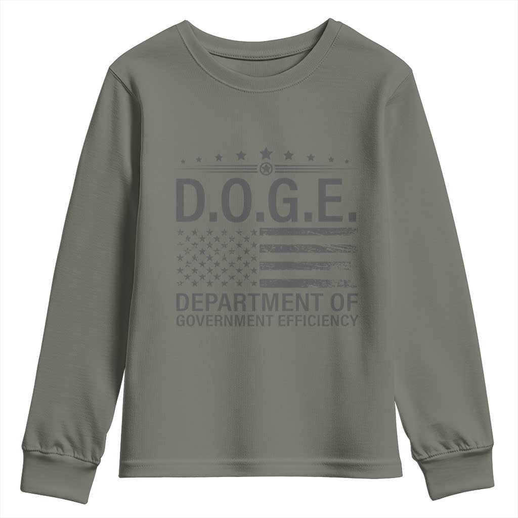 D.O.G.E. DOGE Department of Government Efficiency Youth Sweatshirt