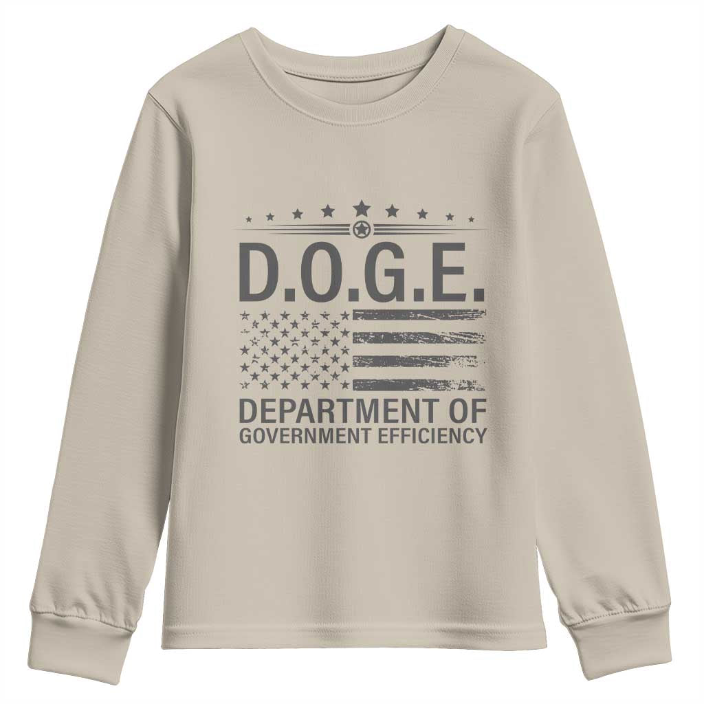 D.O.G.E. DOGE Department of Government Efficiency Youth Sweatshirt