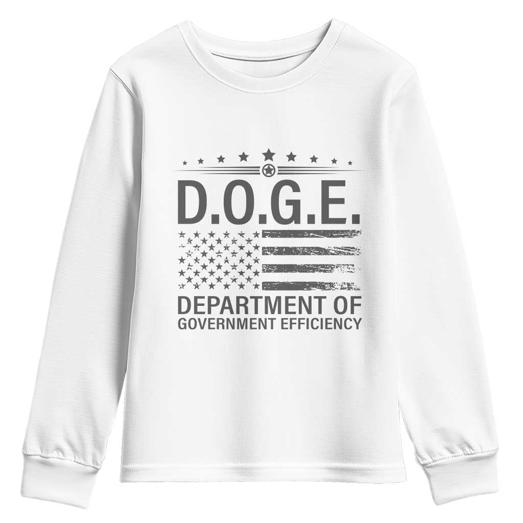 D.O.G.E. DOGE Department of Government Efficiency Youth Sweatshirt