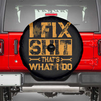 Funny Dad Grandpa Spare Tire Cover I Fix Shit Thats What I Do