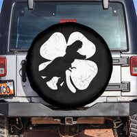 Dinosaur St Patricks Day Shamrock Spare Tire Cover Silhouette Boys Toddler Kids