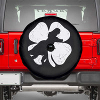 Dinosaur St Patricks Day Shamrock Spare Tire Cover Silhouette Boys Toddler Kids