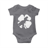Dinosaur St Patricks Day Shamrock Baby Onesie Silhouette Boys Toddler Kids