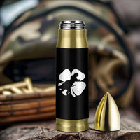 Dinosaur St Patricks Day Shamrock Bullet Tumbler Silhouette Boys Toddler Kids