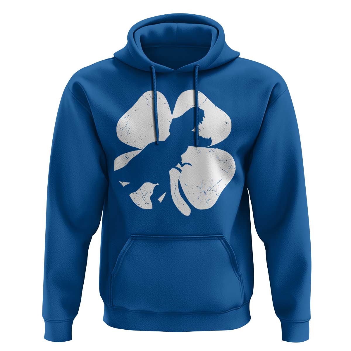 Dinosaur St Patricks Day Shamrock Hoodie Silhouette Boys Toddler Kids
