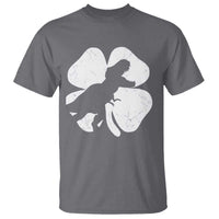 Dinosaur St Patricks Day Shamrock T Shirt Silhouette Boys Toddler Kids