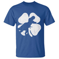 Dinosaur St Patricks Day Shamrock T Shirt Silhouette Boys Toddler Kids