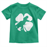 Dinosaur St Patricks Day Shamrock Toddler T Shirt Silhouette Boys Toddler Kids