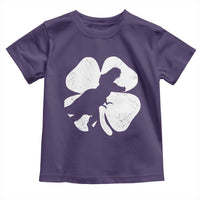 Dinosaur St Patricks Day Shamrock Toddler T Shirt Silhouette Boys Toddler Kids