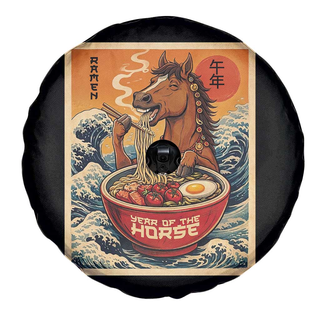 Zodiac Lunar New Year Of The Horse 2026 Spare Tire Cover Ramen Lovers