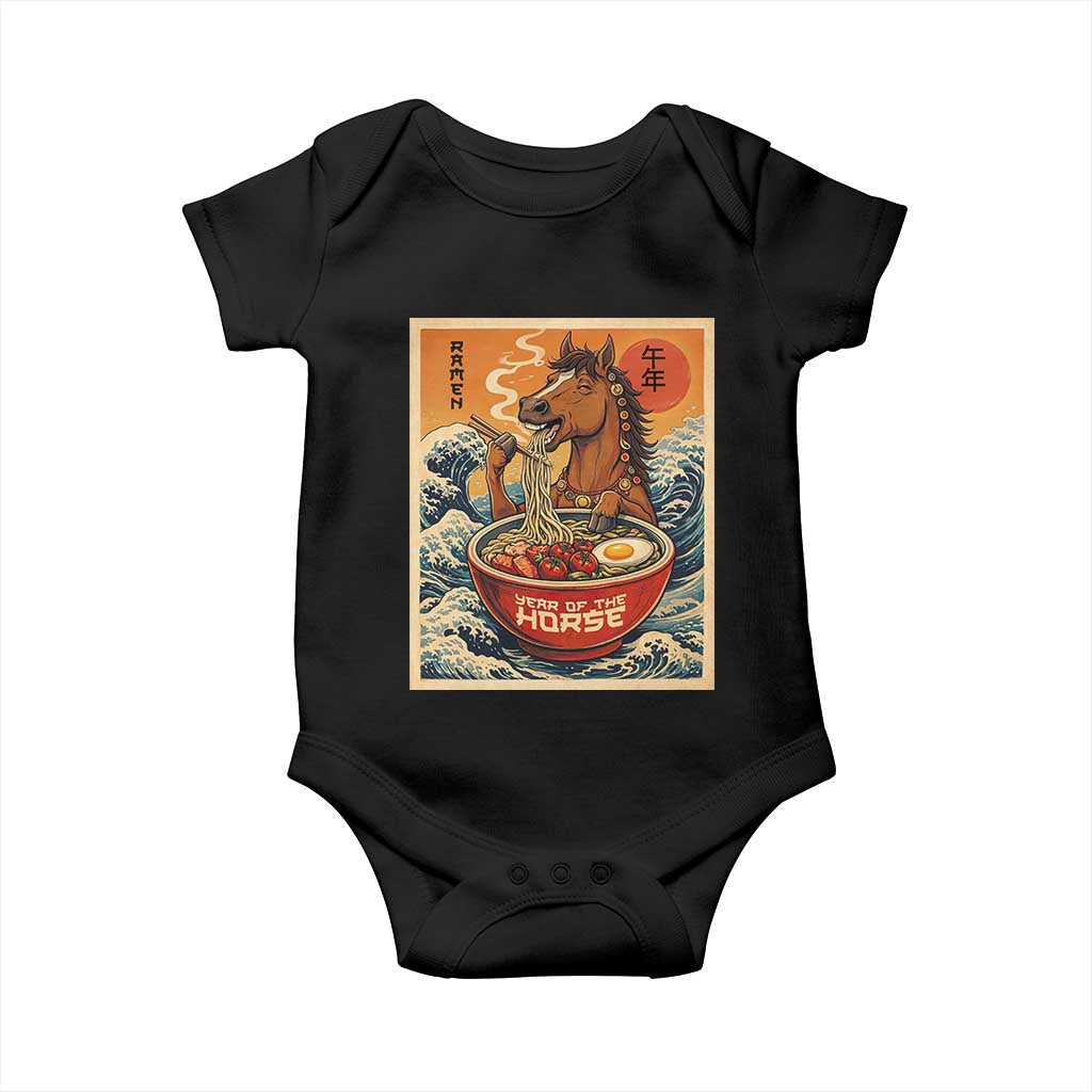 Zodiac Lunar New Year Of The Horse 2026 Baby Onesie Ramen Lovers
