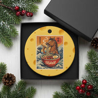 Zodiac Lunar New Year Of The Horse 2026 Ceramic Ornament Ramen Lovers