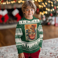 Zodiac Lunar New Year Of The Horse 2026 Ugly Christmas Sweater Ramen Lovers