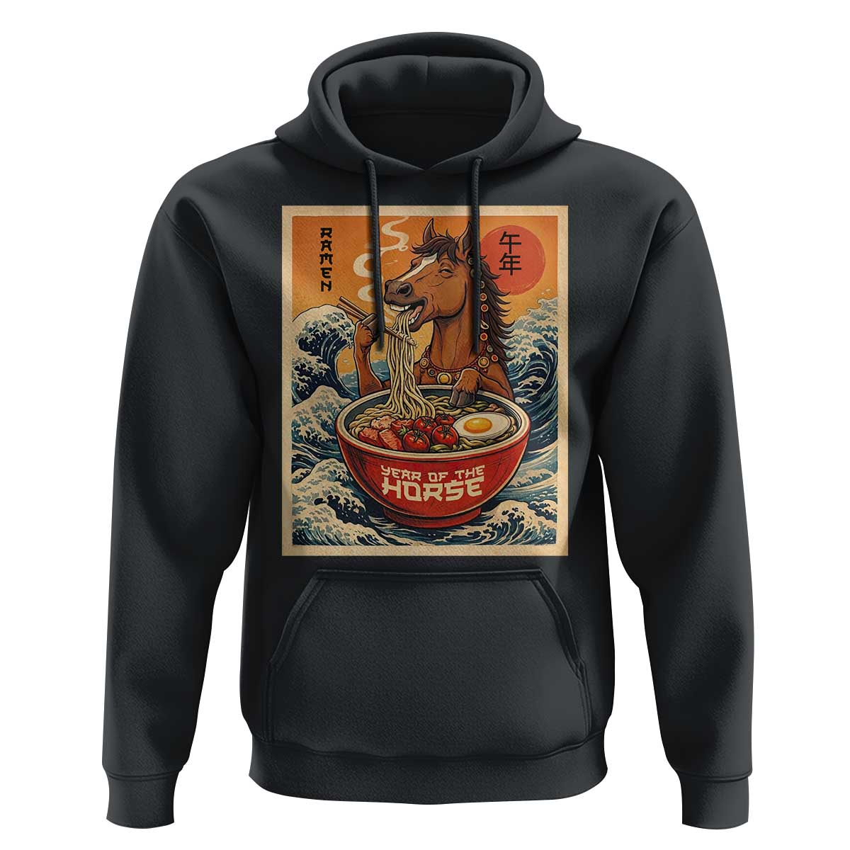 Zodiac Lunar New Year Of The Horse 2026 Hoodie Ramen Lovers