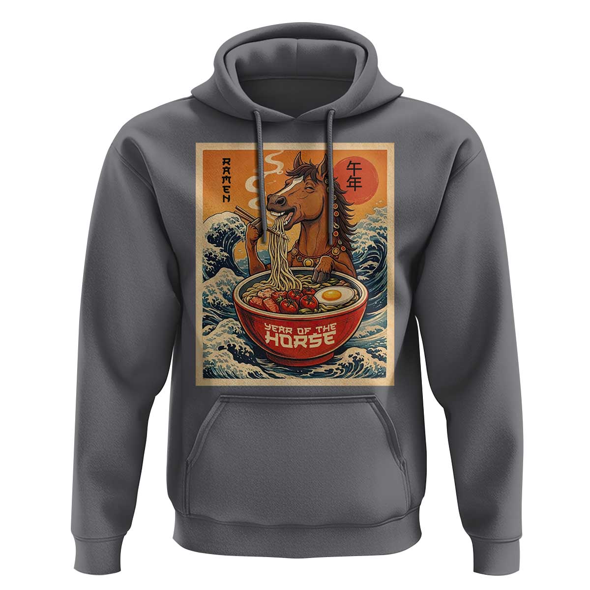 Zodiac Lunar New Year Of The Horse 2026 Hoodie Ramen Lovers