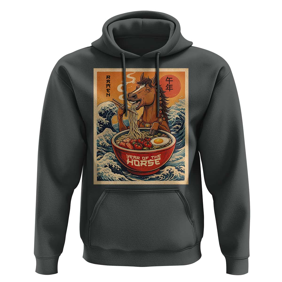 Zodiac Lunar New Year Of The Horse 2026 Hoodie Ramen Lovers