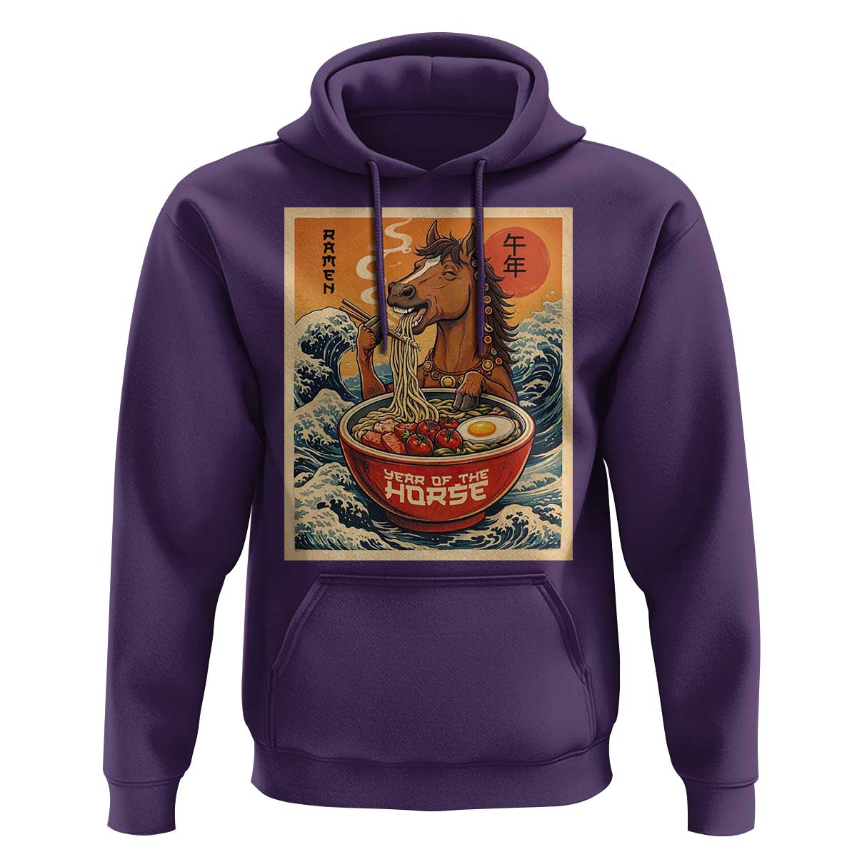 Zodiac Lunar New Year Of The Horse 2026 Hoodie Ramen Lovers