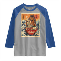 Zodiac Lunar New Year Of The Horse 2026 Raglan Shirt Ramen Lovers