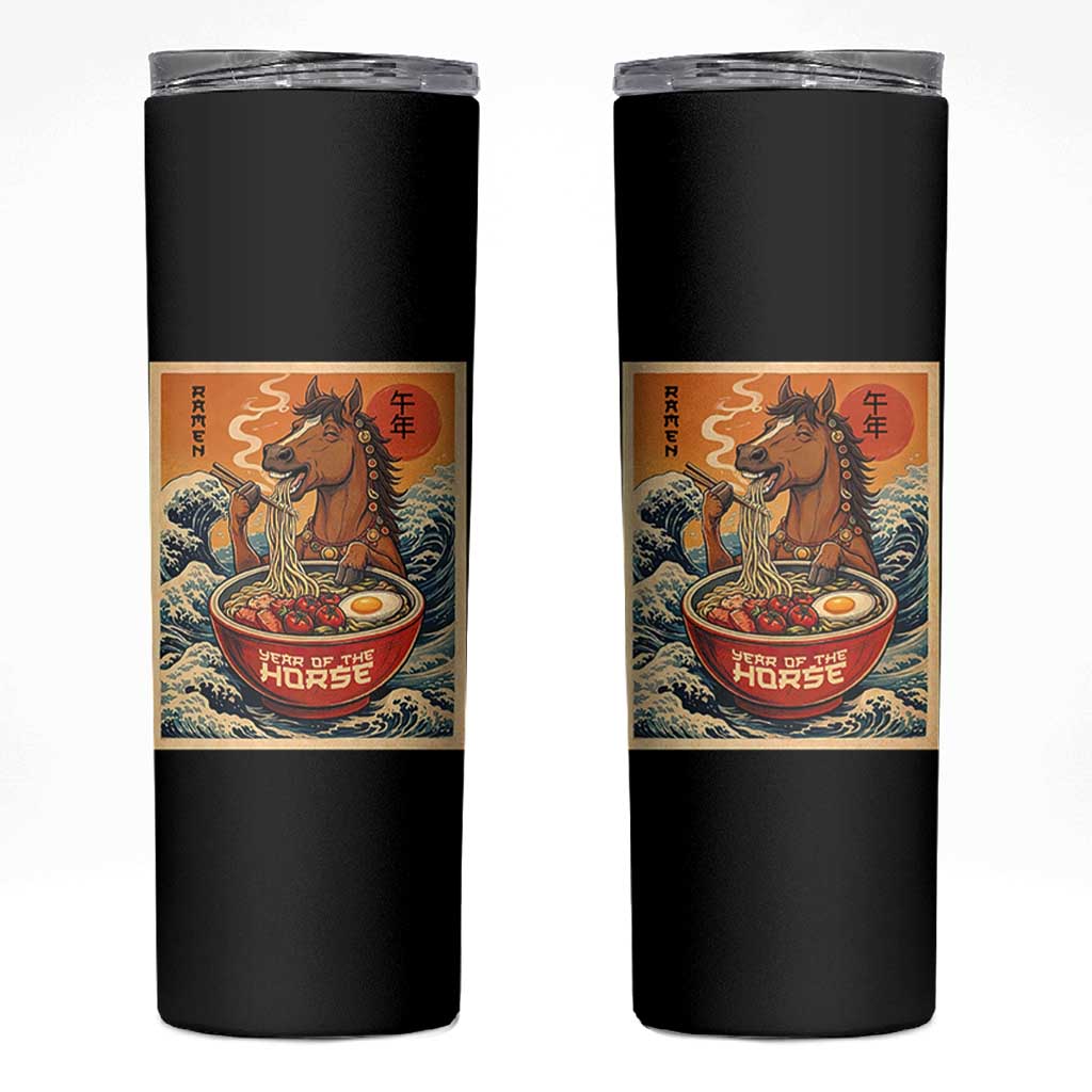 Zodiac Lunar New Year Of The Horse 2026 Skinny Tumbler Ramen Lovers