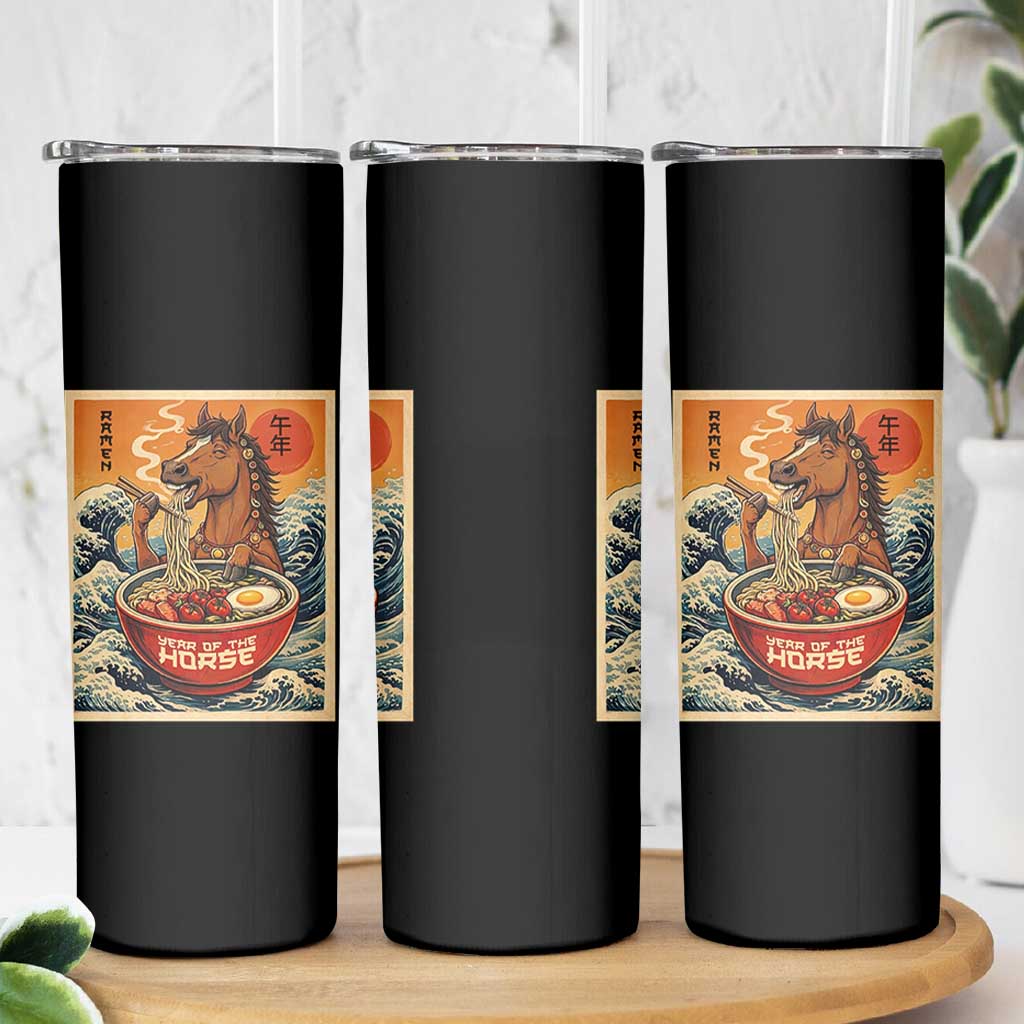 Zodiac Lunar New Year Of The Horse 2026 Skinny Tumbler Ramen Lovers
