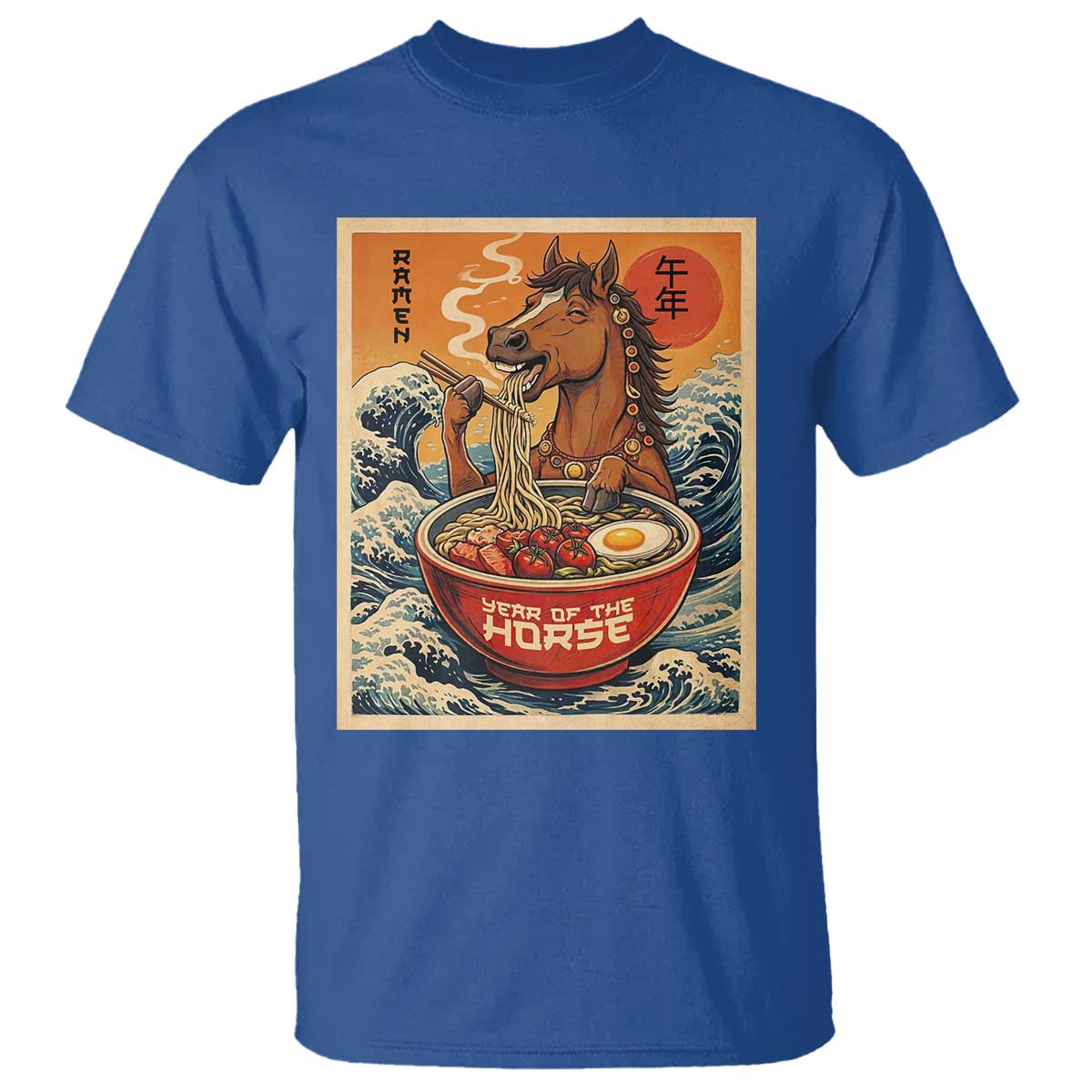 Zodiac Lunar New Year Of The Horse 2026 T Shirt Ramen Lovers