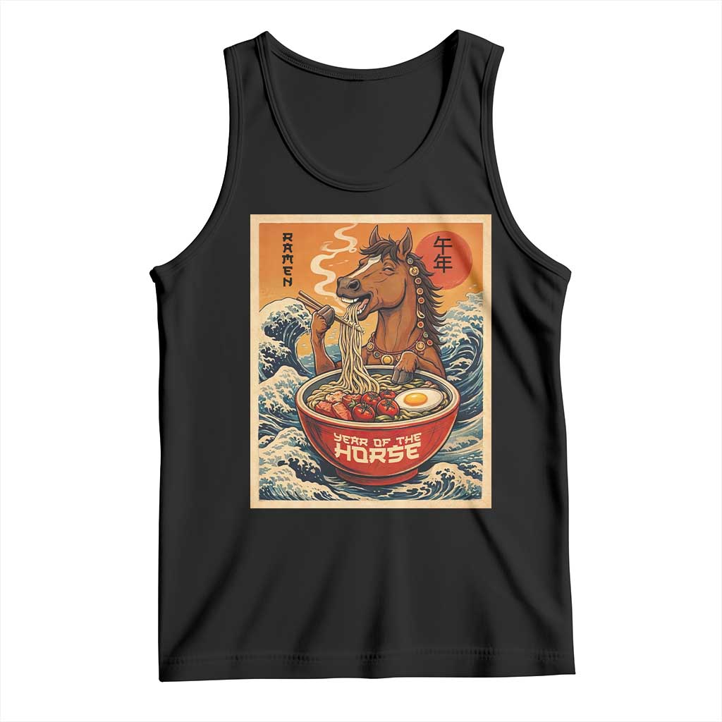 Zodiac Lunar New Year Of The Horse 2026 Tank Top Ramen Lovers