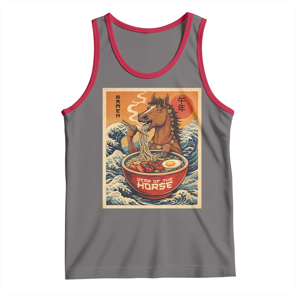 Zodiac Lunar New Year Of The Horse 2026 Tank Top Ramen Lovers