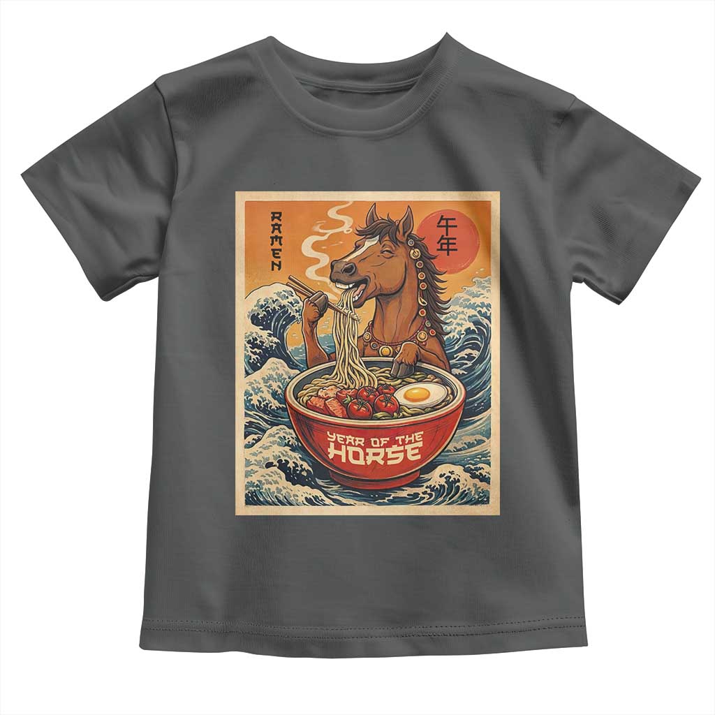 Zodiac Lunar New Year Of The Horse 2026 Toddler T Shirt Ramen Lovers