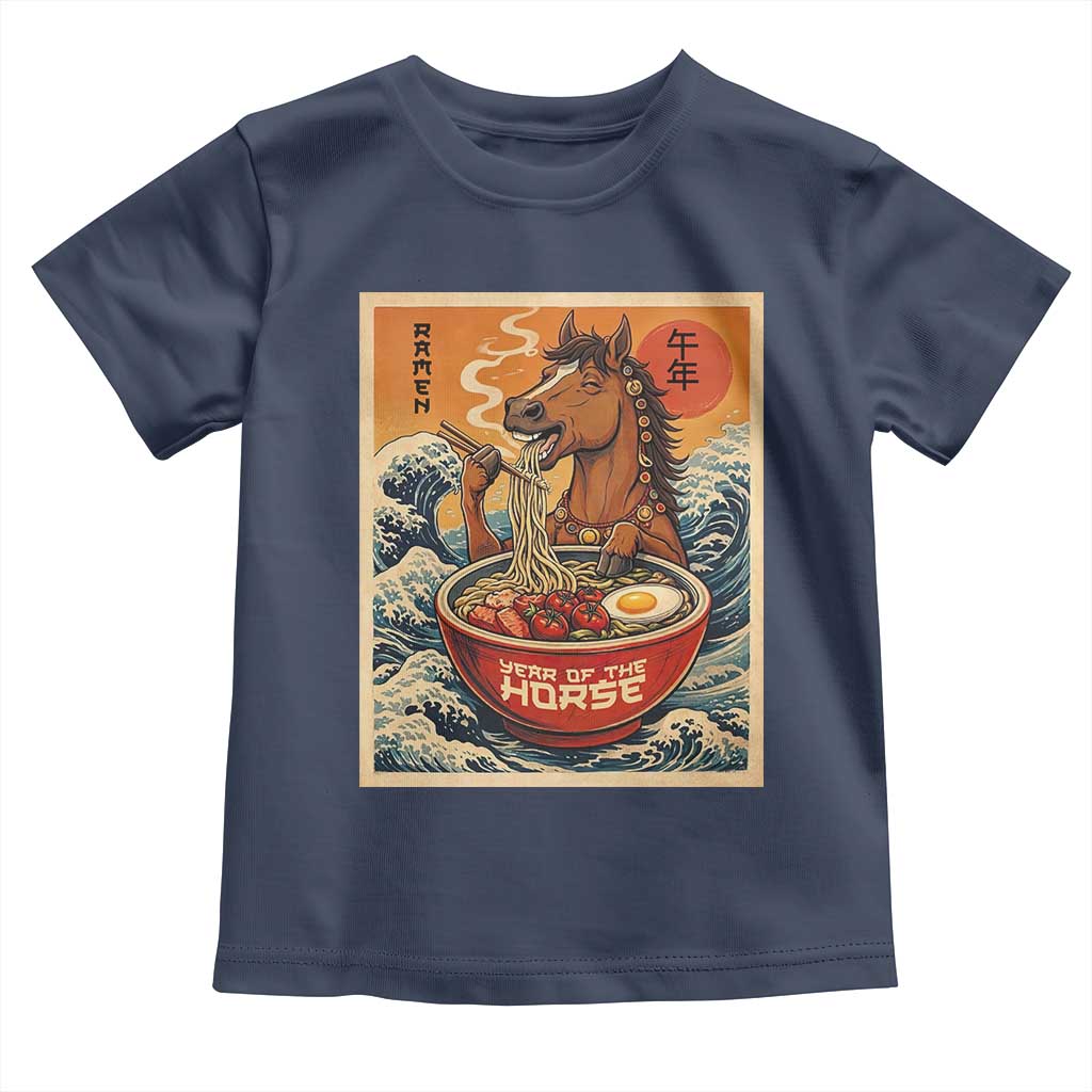 Zodiac Lunar New Year Of The Horse 2026 Toddler T Shirt Ramen Lovers