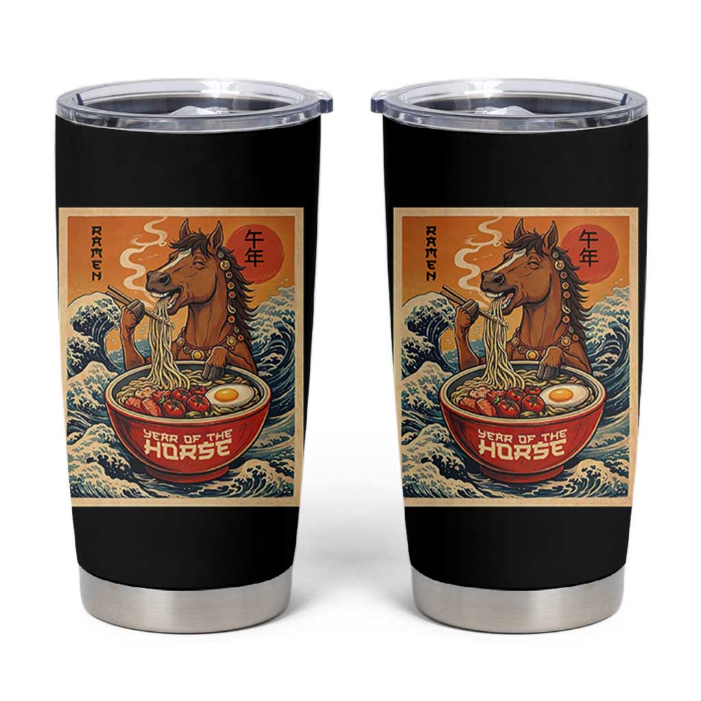 Zodiac Lunar New Year Of The Horse 2026 Tumbler Cup Ramen Lovers