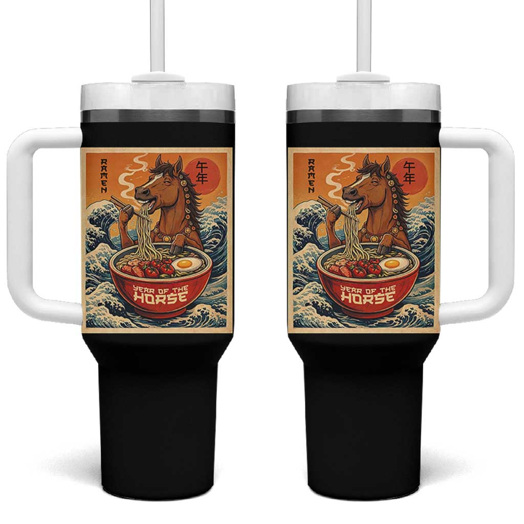 Zodiac Lunar New Year Of The Horse 2026 Tumbler With Handle Ramen Lovers