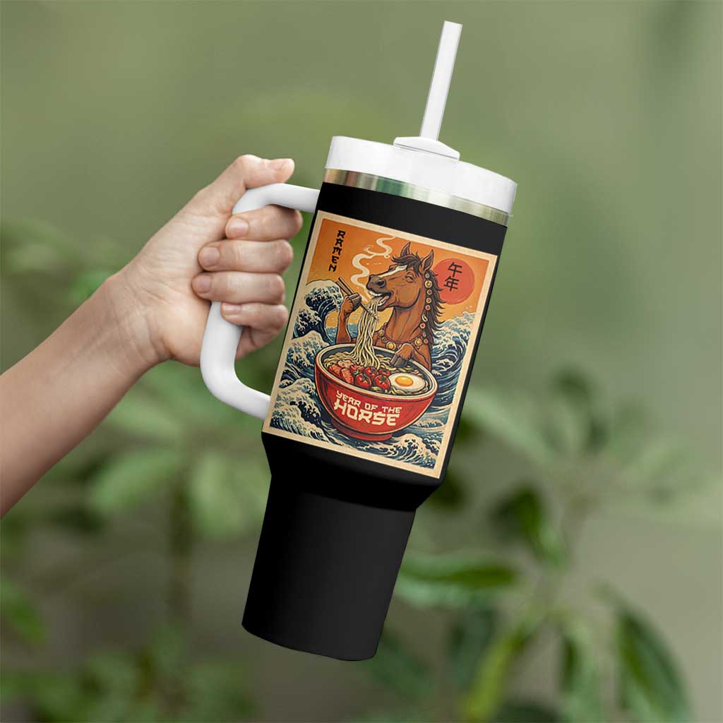 Zodiac Lunar New Year Of The Horse 2026 Tumbler With Handle Ramen Lovers