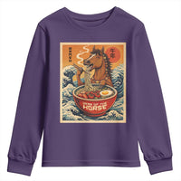 Zodiac Lunar New Year Of The Horse 2026 Youth Sweatshirt Ramen Lovers