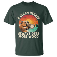 A Clean Beaver Always Gets More Wood T Shirt Funny Adult Crude Joke - Wonder Print Shop