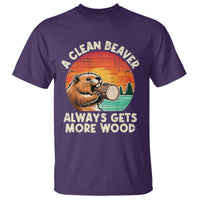 A Clean Beaver Always Gets More Wood T Shirt Funny Adult Crude Joke - Wonder Print Shop