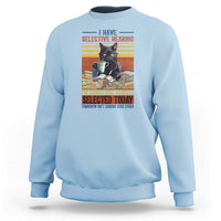 Selected Cat Humor Sweatshirt Funny I Have Selective Hearing You Werent Vintage - Wonder Print Shop