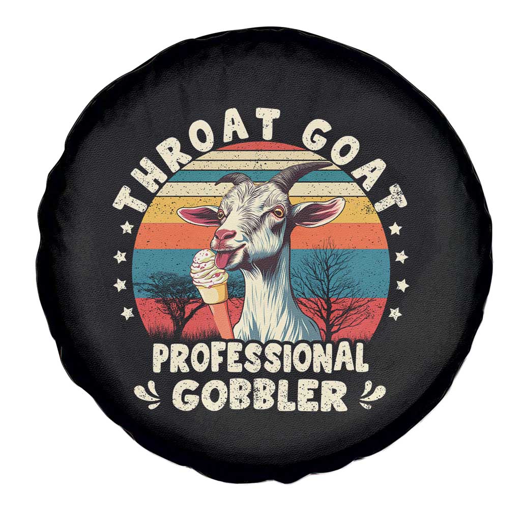 Throat Goat Spare Tire Cover Funny Dirty Humor Embarrassment Vintage - Wonder Print Shop