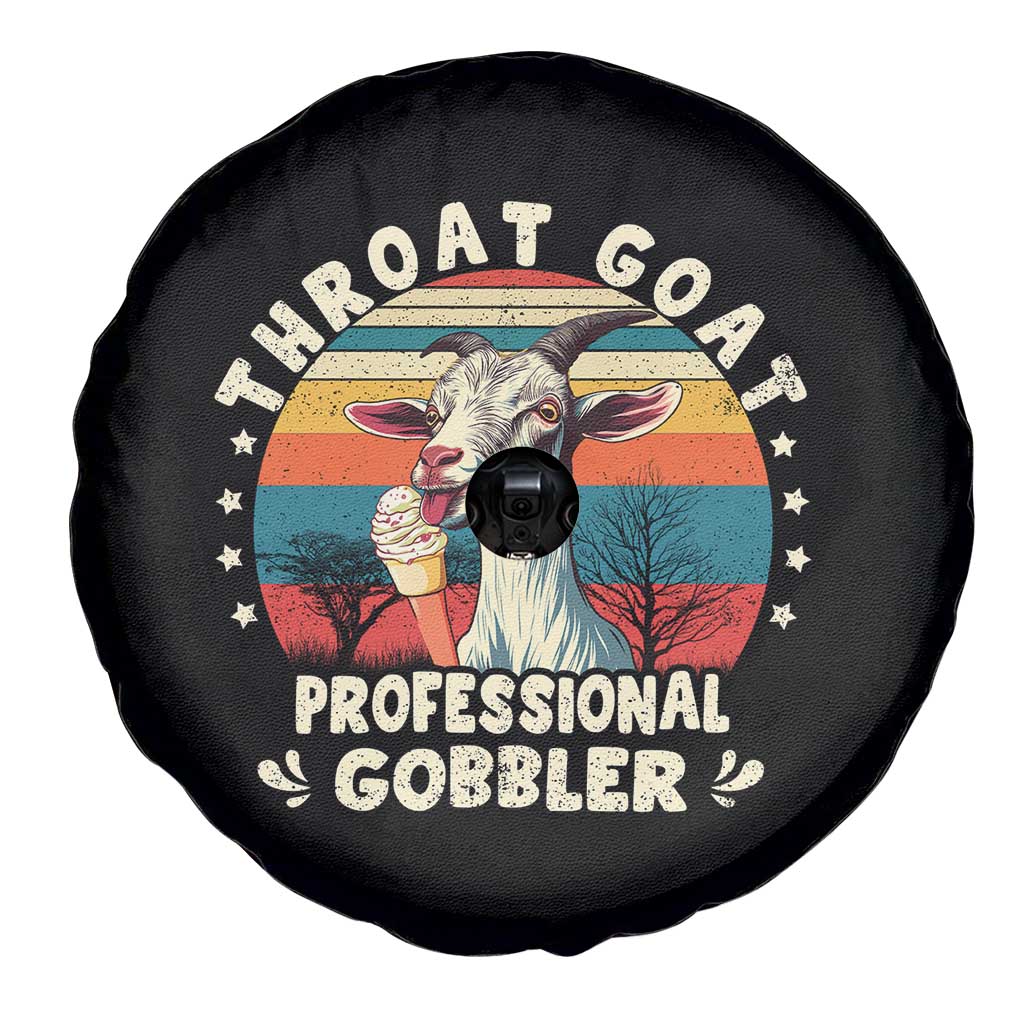 Throat Goat Spare Tire Cover Funny Dirty Humor Embarrassment Vintage - Wonder Print Shop