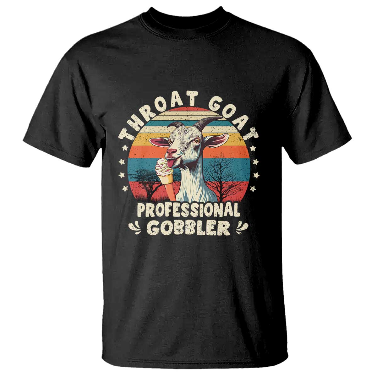 Throat Goat T Shirt Funny Dirty Humor Embarrassment Vintage - Wonder Print Shop