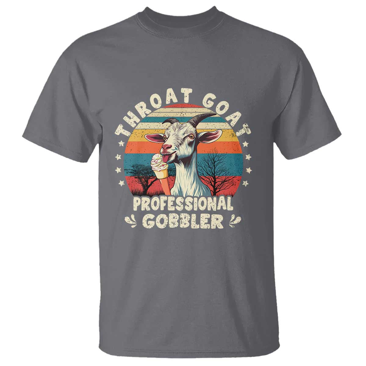 Throat Goat T Shirt Funny Dirty Humor Embarrassment Vintage - Wonder Print Shop