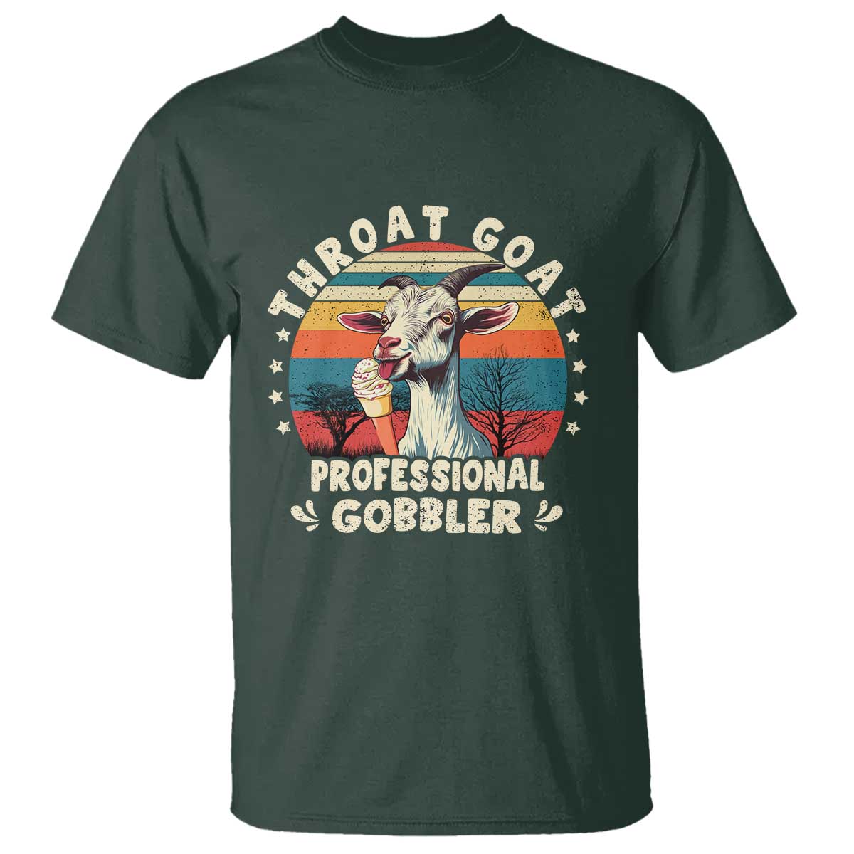 Throat Goat T Shirt Funny Dirty Humor Embarrassment Vintage - Wonder Print Shop